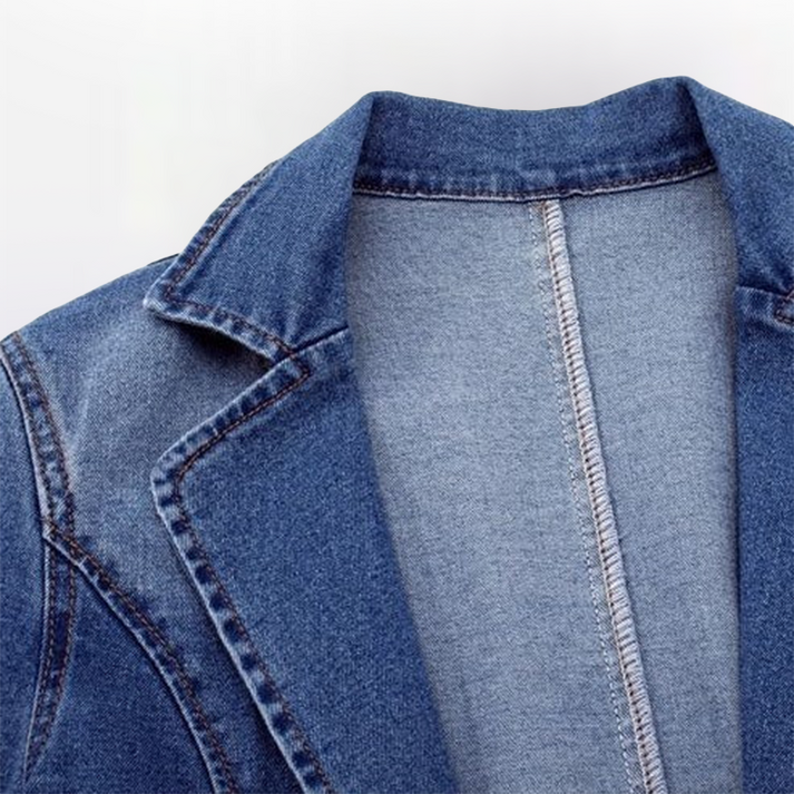 Tailored Denim Blazer