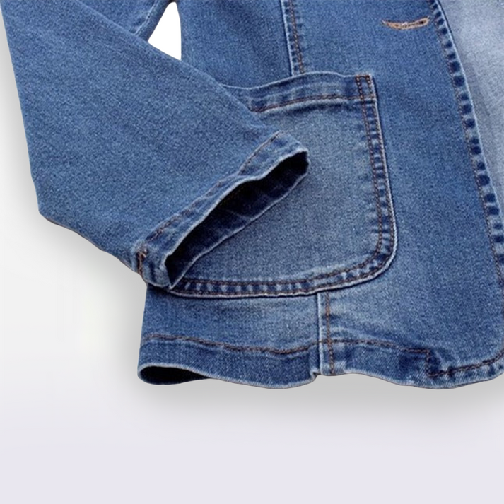 Tailored Denim Blazer