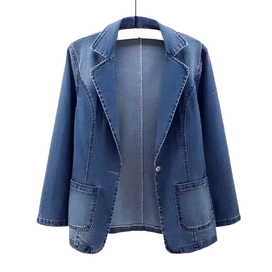 Tailored Denim Blazer
