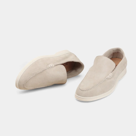 Suede Slip-On Loafers