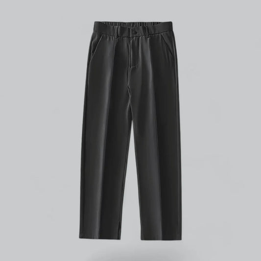 Draped Wide-Leg Pants