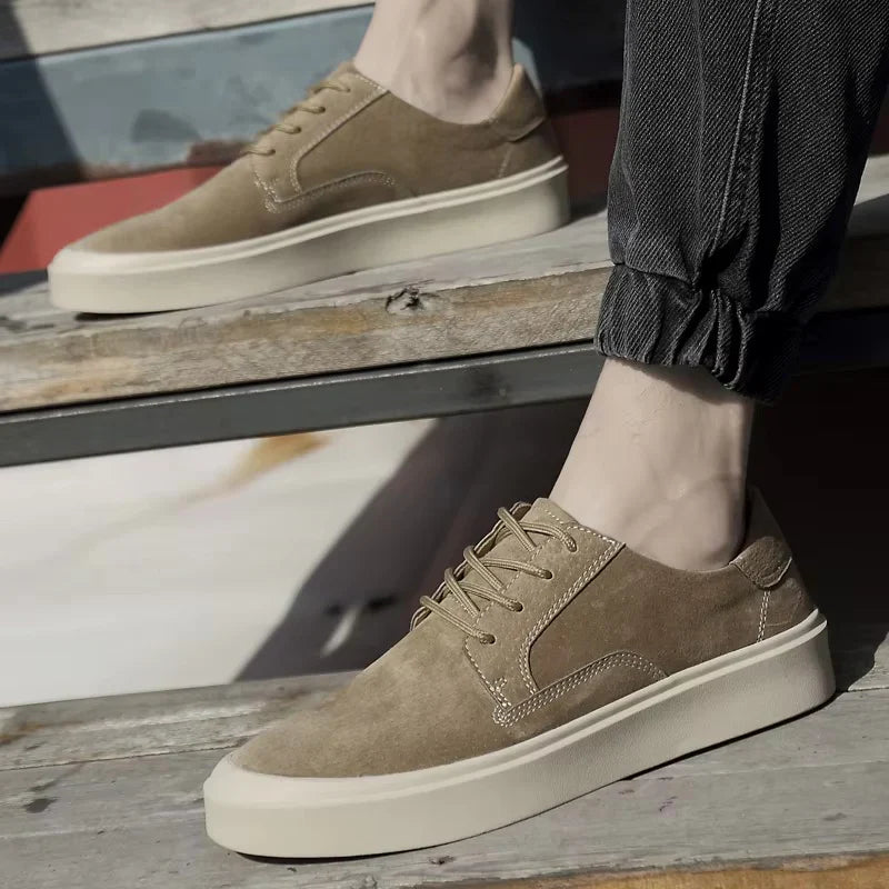 Simple Suede Lace Sneakers